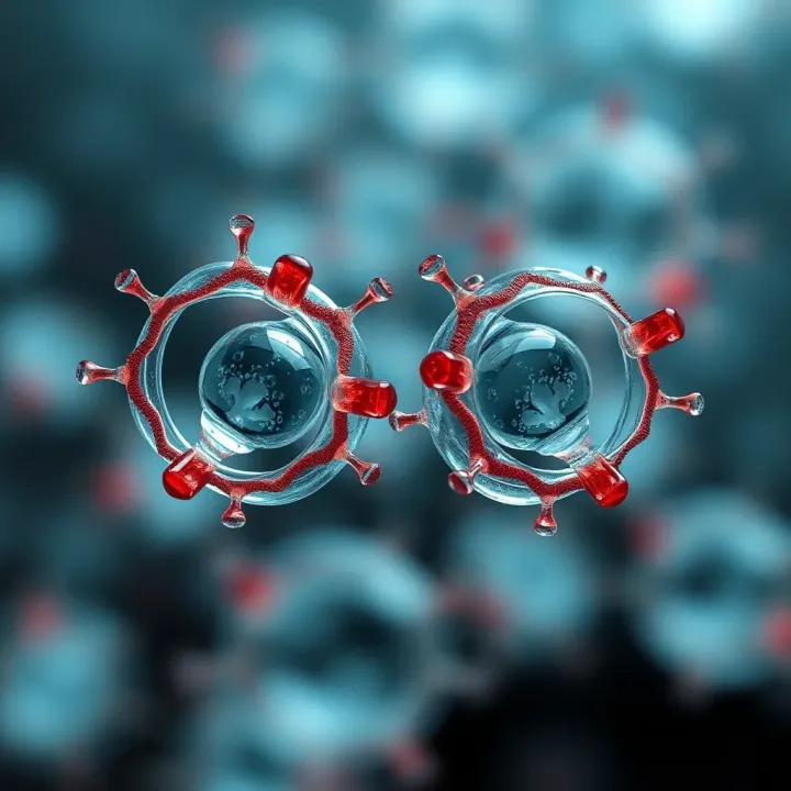 Comparison illustration highlighting differences between binary fission and mitosis in cellular division