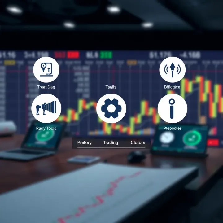 Essential Tools and Regulatory Guidelines for Binary Trading in Pakistan Illustration of key trading tools and regulatory symbols for binary trading in Pakistan