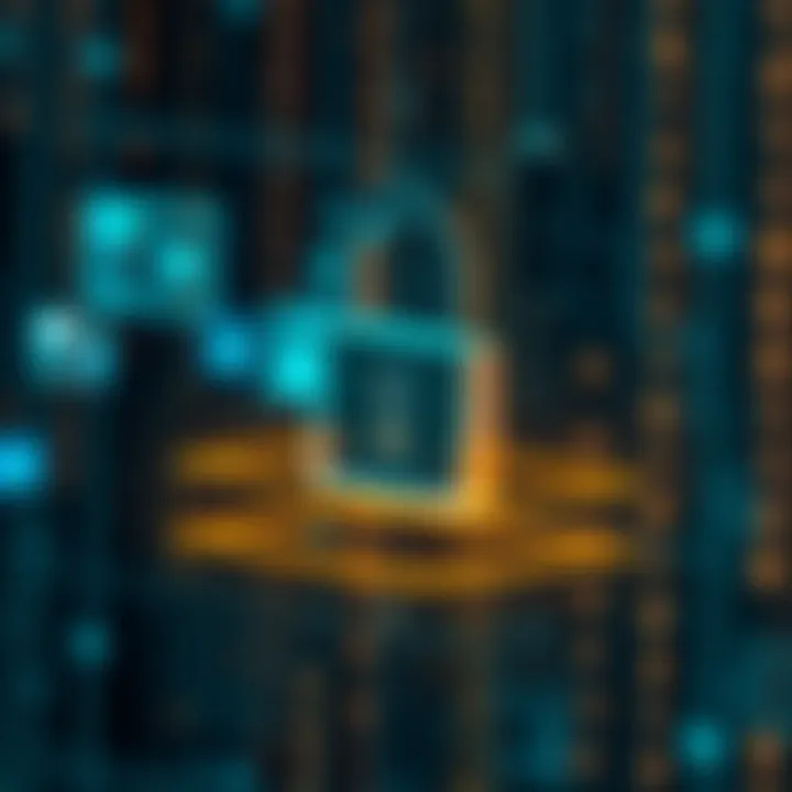 Illustration of security layers and encryption techniques used in binary login systems for online platforms