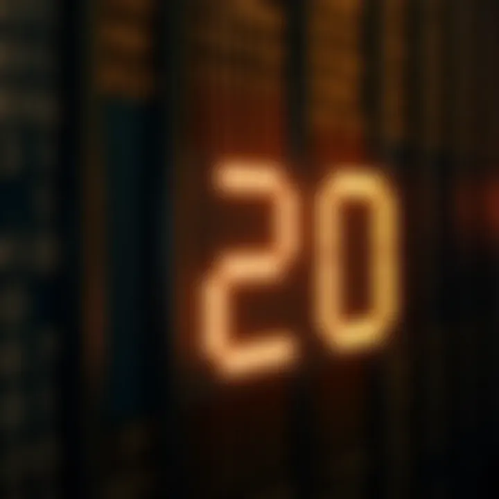 Binary Digits Representing Number Two in Digital Electronics Visual representation of binary digits illuminating to represent number two in digital circuits