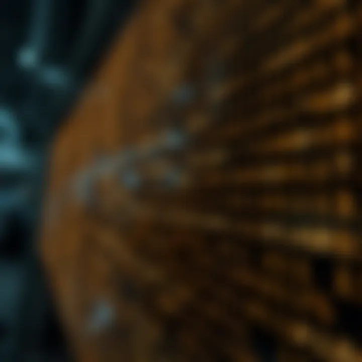 Graphical representation of the binary search algorithm narrowing down a sorted list to find a target value