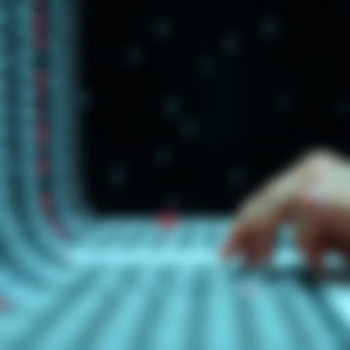 Visual representation of binary search dividing a sorted list to locate a target value efficiently