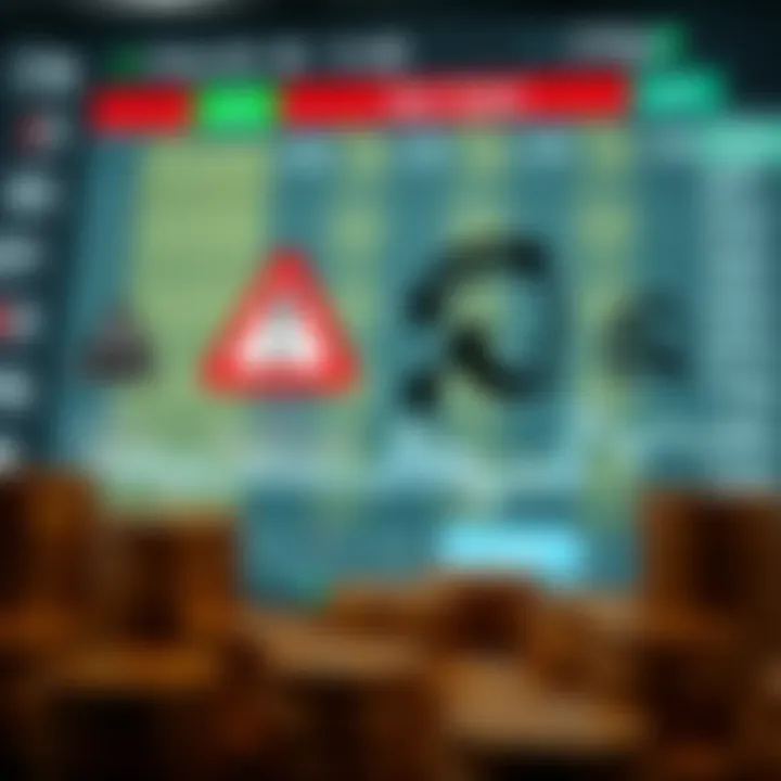 Illustration showing risk management and regulatory symbols relevant to Pakistani investors