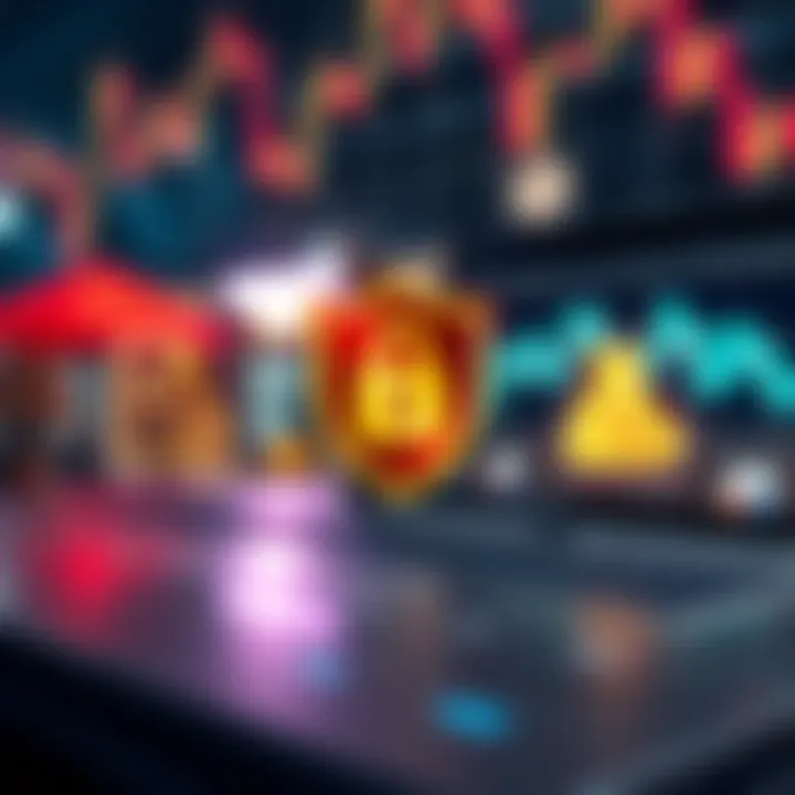 Importance of Regulation and Safety in Forex Trading Brokers Illustration of regulatory symbols including secure shield and document icons representing broker safety