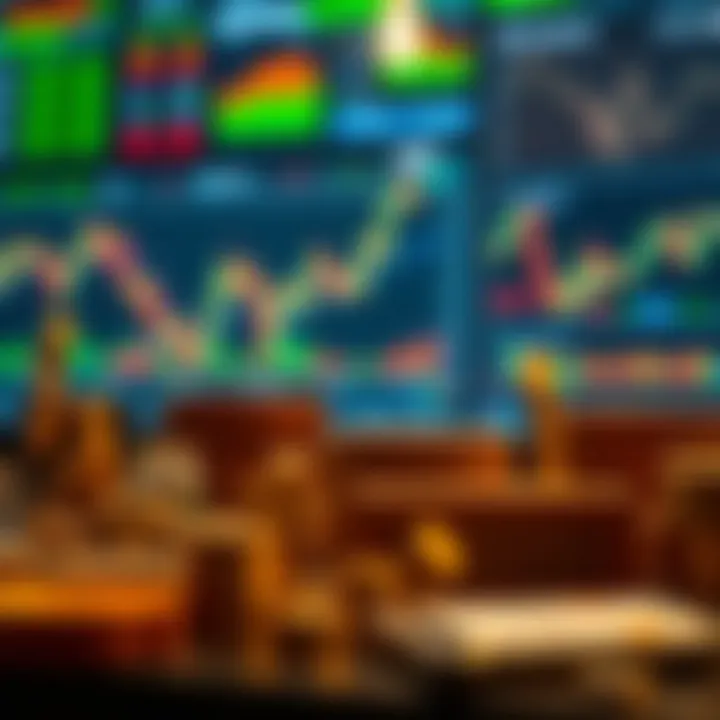 Illustration of diverse trading options including stocks, forex, and commodities on a digital platform