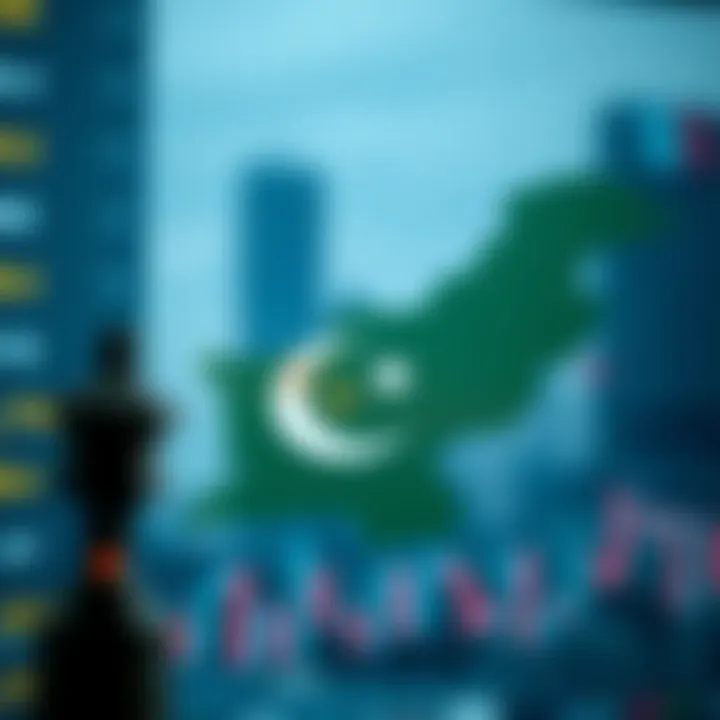Overview of Legal Framework for Binary Options in Pakistan Graphic depicting legal symbols and a map of Pakistan emphasizing regulations for financial trading