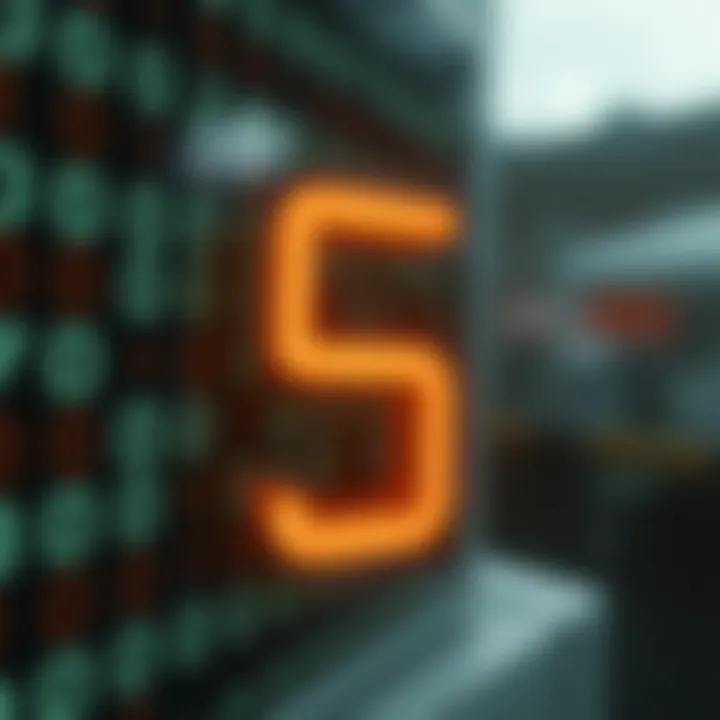 Visual representation of converting a hexadecimal number to binary notation