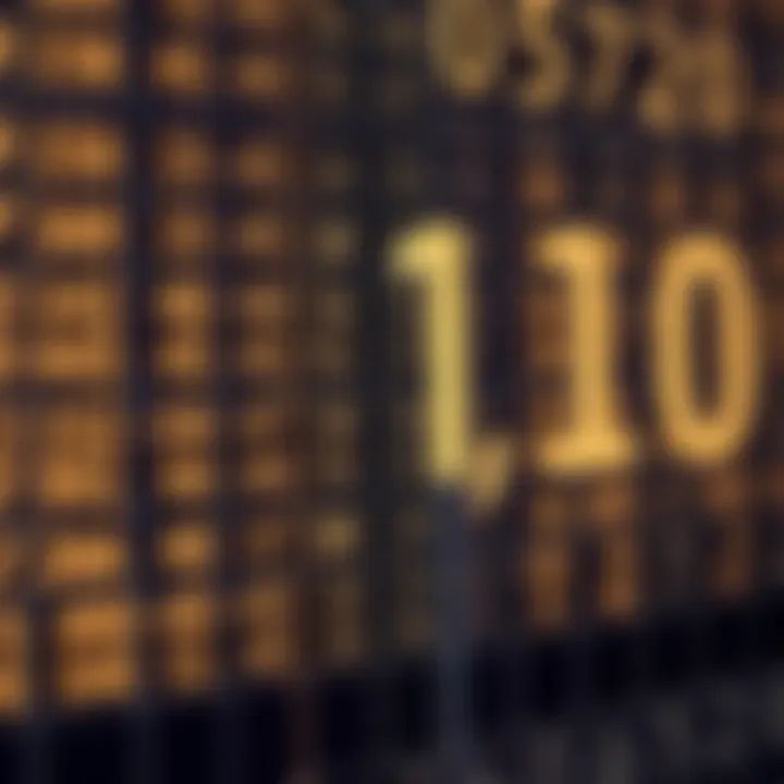 Visual representation of the decimal number system with emphasis on place values and digits