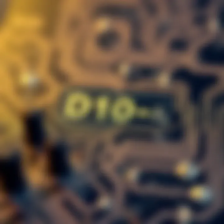 Practical example demonstrating stepwise binary subtraction on a digital circuit diagram