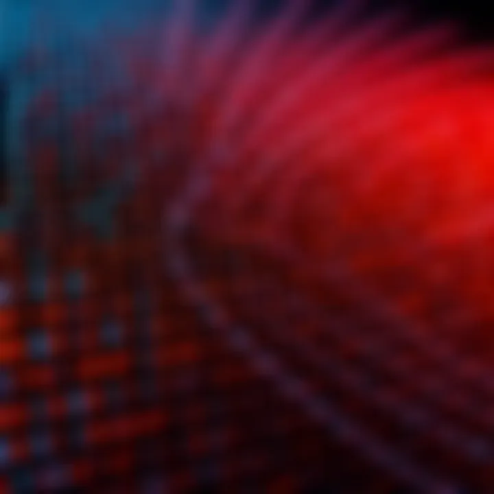 Visualization of a sorted array suitable for binary search with elements in ascending order