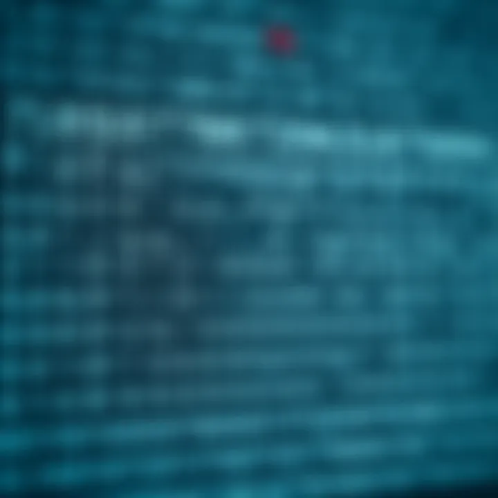Diagram showing ASCII characters mapped to their binary code equivalents