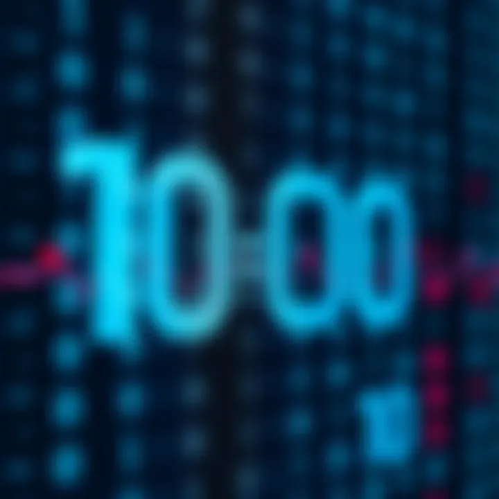 Visual representation of binary arithmetic with addition of binary numbers
