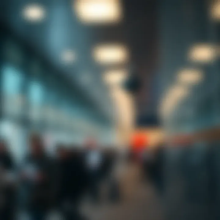 Diagram illustrating binary classification with two distinct groups separated by a decision boundary