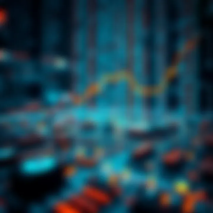 Visual representation of digital communication flow using binary signals in electronic circuits