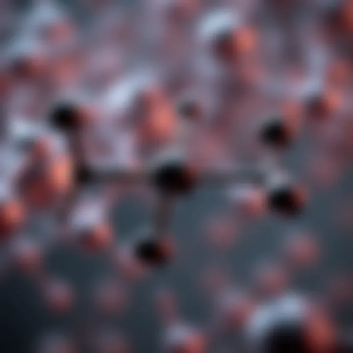 Diagram illustrating the molecular structure and bonding types within binary compounds