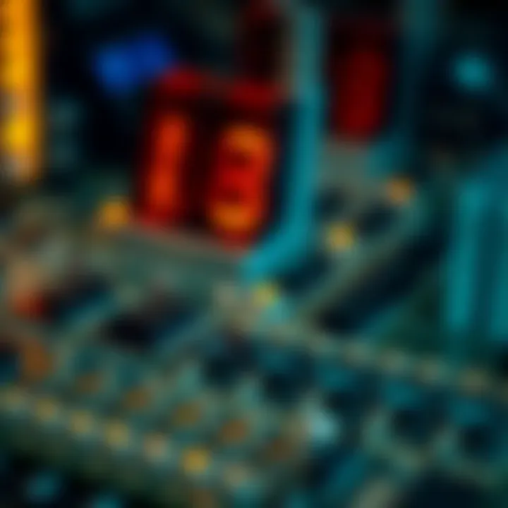 Diagram showing various types of binary counters used in digital circuits
