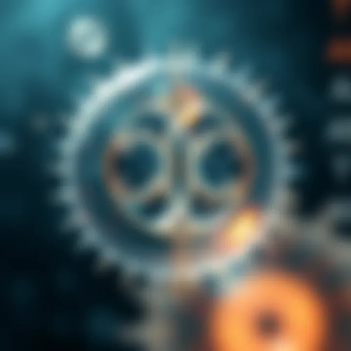 Diagram showing a prokaryotic cell dividing into two identical daughter cells during binary fission