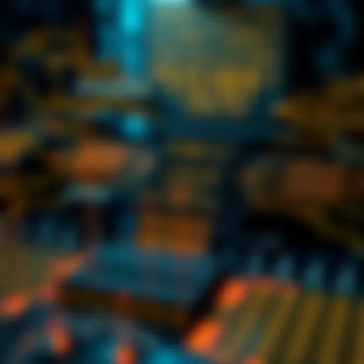 Binary Signals Driving Digital Operations in Computing Visualization of a computer chip highlighting the flow of binary signals controlling digital operations