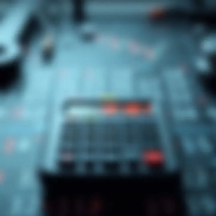 Binary Multiplication Using Digital Logic Gates Diagram illustrating binary multiplication using digital logic gates in a calculator