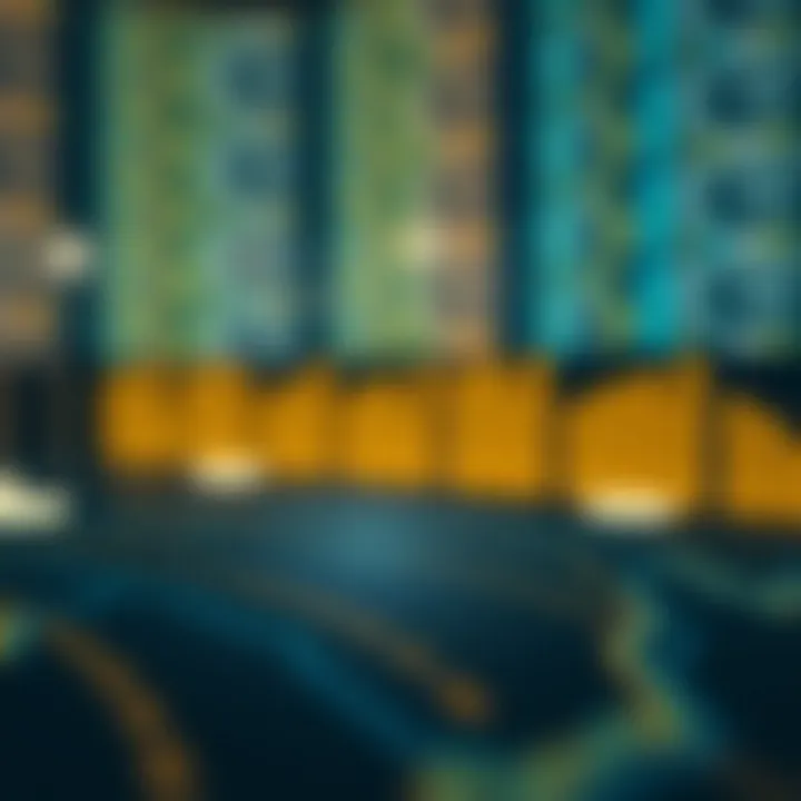 Diagram illustrating the binary search algorithm dividing a sorted array to locate a target value