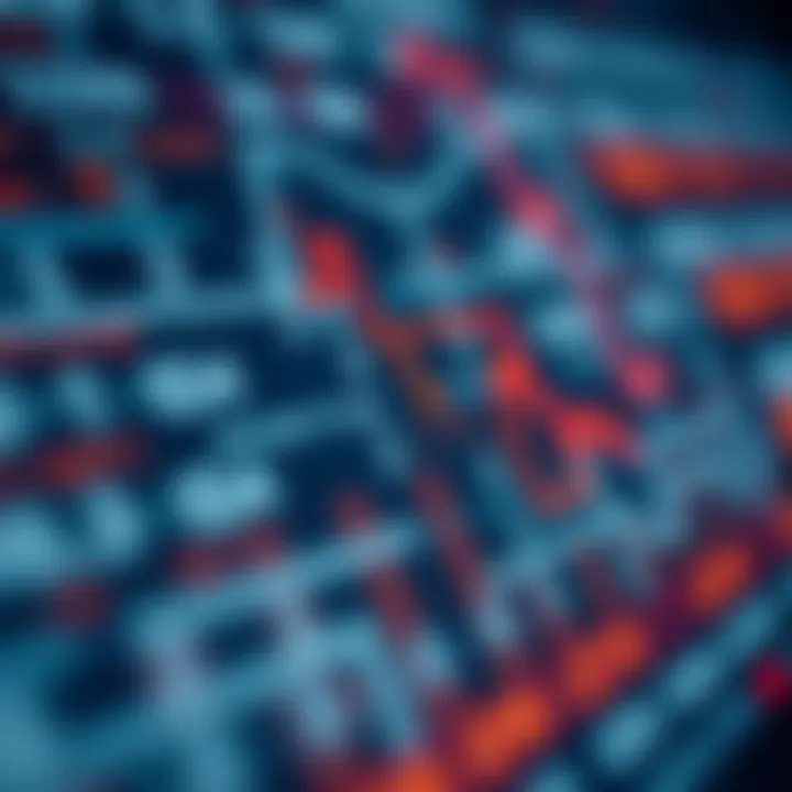 Diagram illustrating binary search on a sorted array highlighting mid-point comparisons