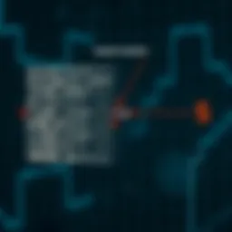Binary Search Operation Visualized Diagram illustrating binary search operation dividing a sorted array into halves to find a target value