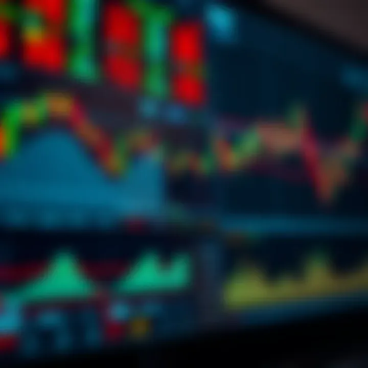 Trading platform interface showing currency pairs, charts, and market indicators for forex trading