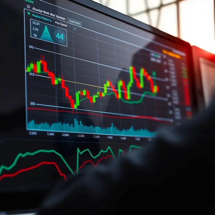 Annotated Technical Analysis Chart with Key Patterns Annotated chart highlighting key technical analysis patterns
