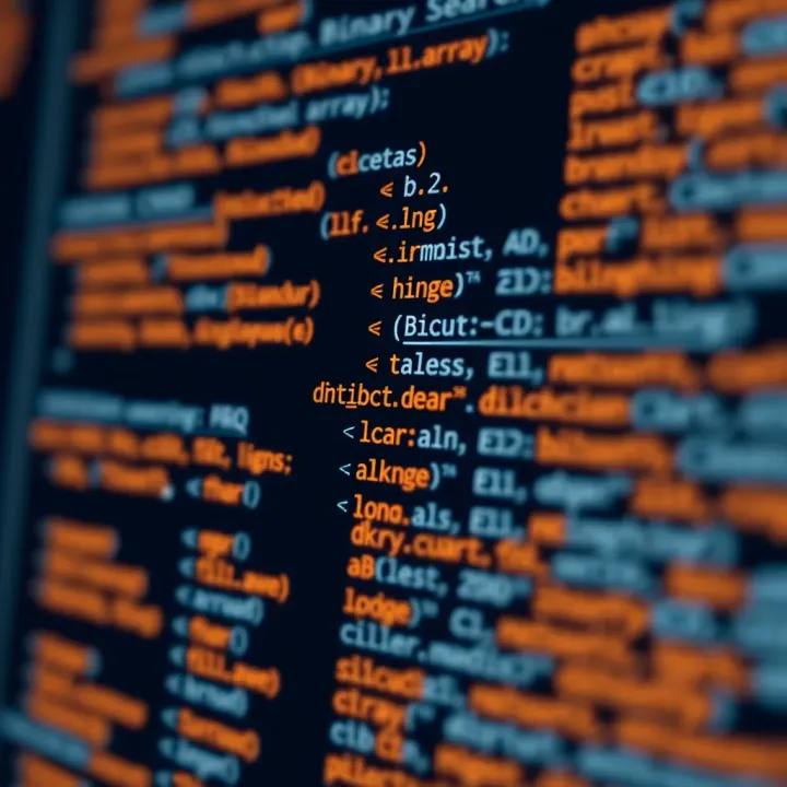 Binary Search Code Example in C++ C++ code snippet demonstrating binary search implementation on a sorted array