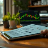 Open PDF resource showing forex chart analysis techniques and pattern explanations on a digital device