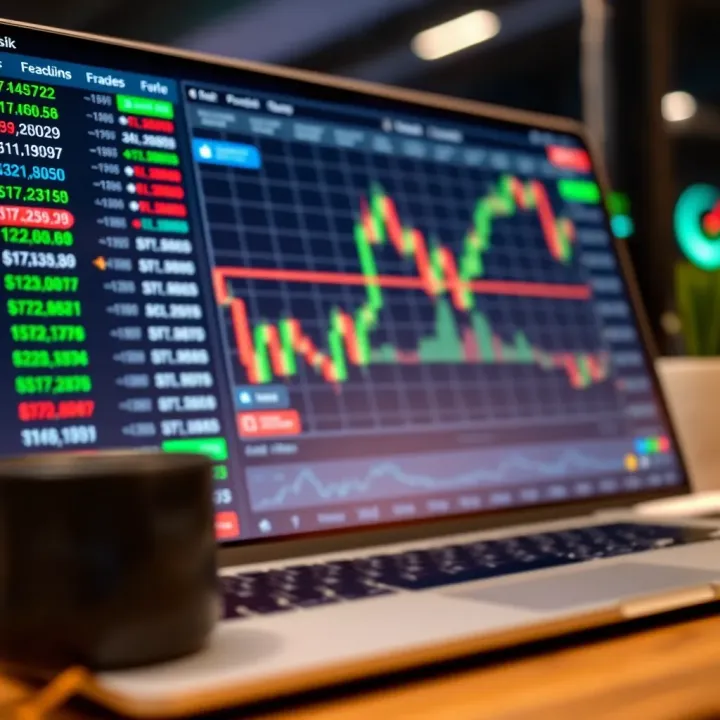 Digital trading platform interface featuring forex tools commonly used by traders in Pakistan