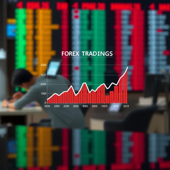 Diagram showing the influence of forex volume trends on trading strategies in the Pakistani currency market