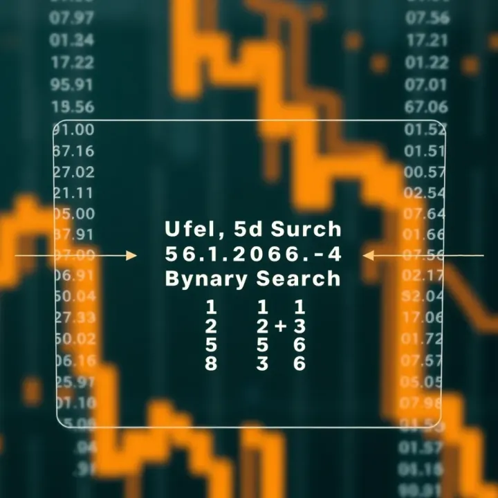 Unsorted Data Structures Limiting Binary Search Usage Diagram illustrating an unsorted data structure preventing the application of binary search