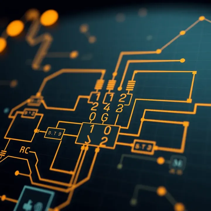 Structure of a Binary Adder Circuit Diagram showing the structure of a binary adder circuit with logic gates