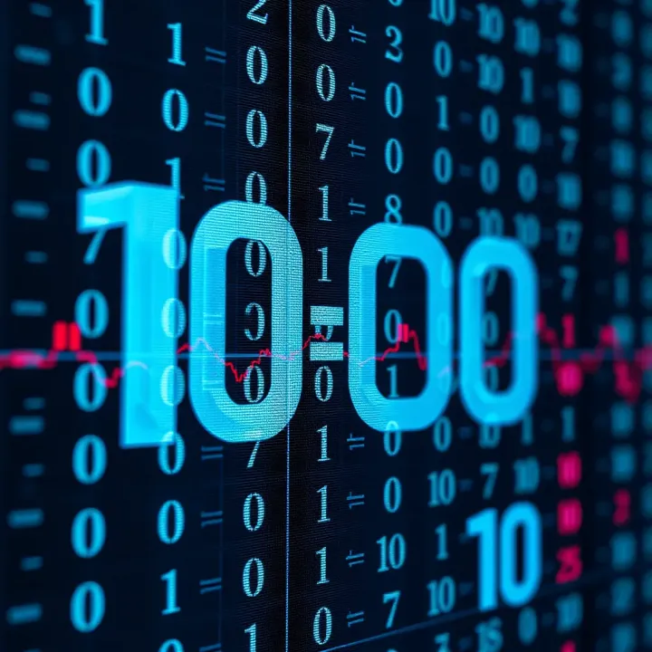 Visual representation of binary arithmetic with addition of binary numbers