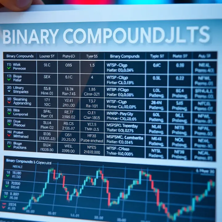 Types and Applications of Binary Compounds Chart depicting various types of binary compounds and their common applications