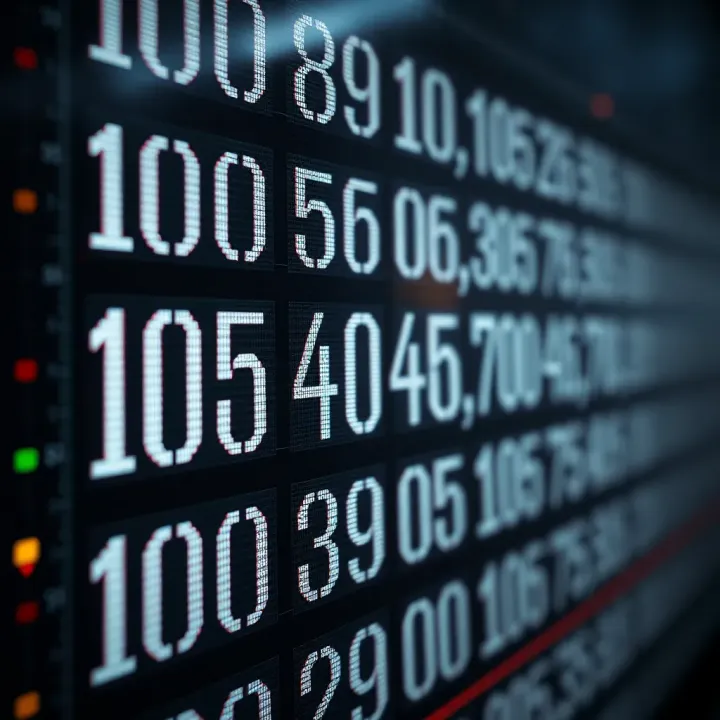 Visual representation showing conversion between binary and decimal numbers