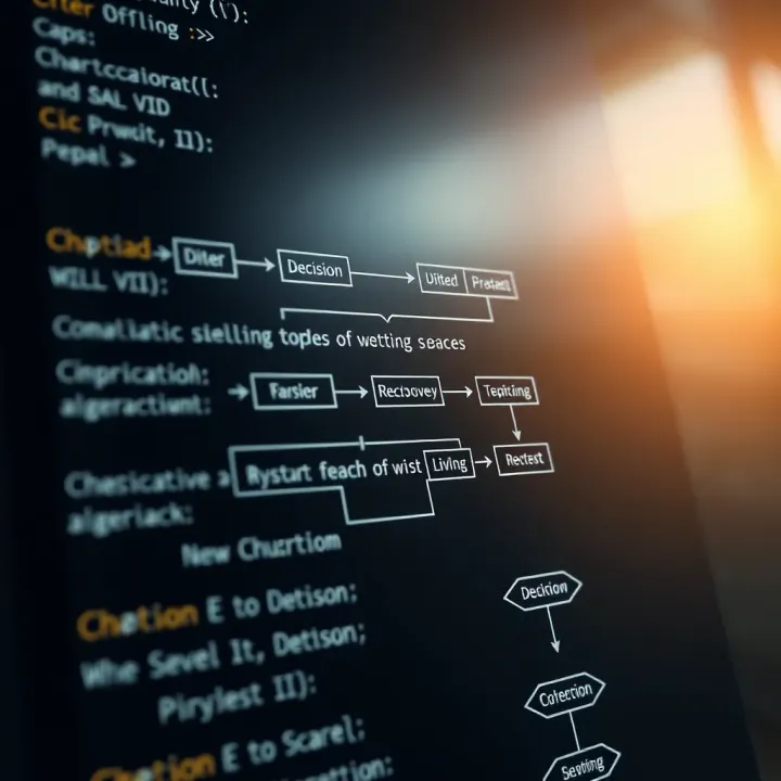 Flowchart Depicting Decision Making and Recursion in Binary Search Flowchart showing decision points and recursive calls in the binary search algorithm