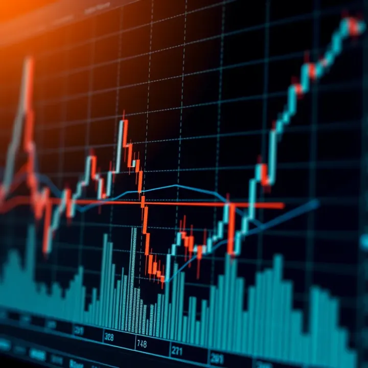 Common Chart Patterns in Technical Analysis Illustration of common chart patterns like head and shoulders, double top, and triangles on a financial graph