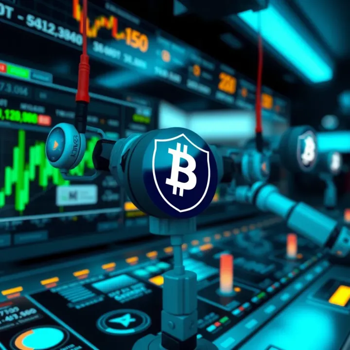 Diagram showing how crypto trading bots automate buying and selling in cryptocurrency markets