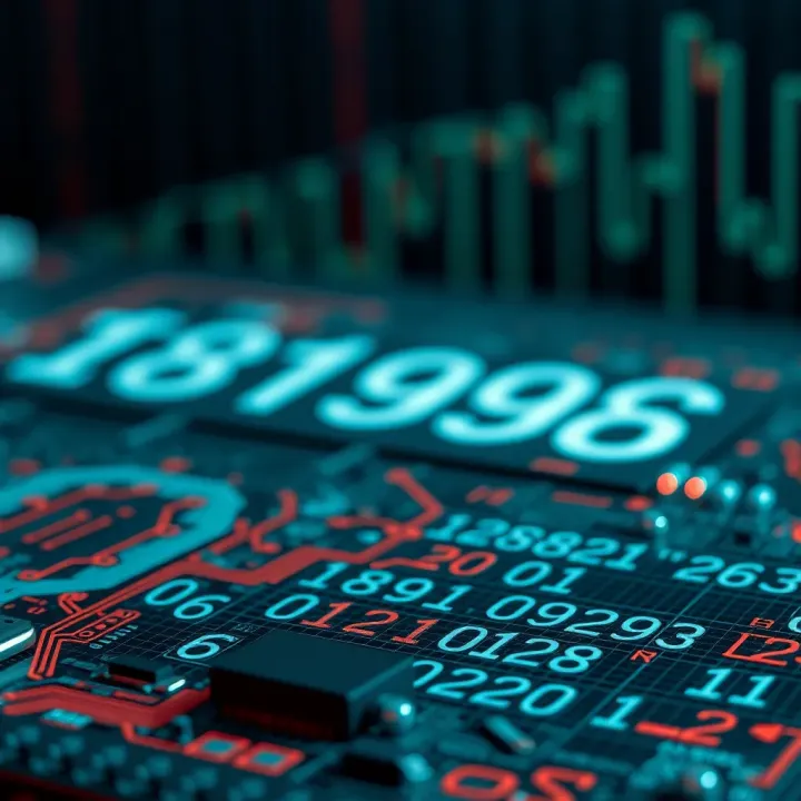 Practical Uses of Binary Numbers in Technology and Electronics Illustration of practical examples demonstrating binary number applications in digital electronics and computing