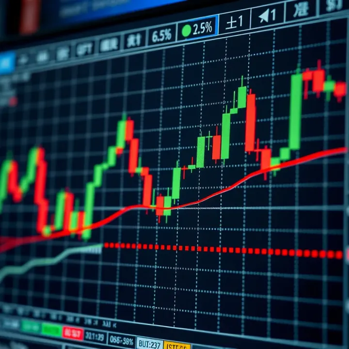 Chart showing various Japanese candlestick patterns used in financial market analysis