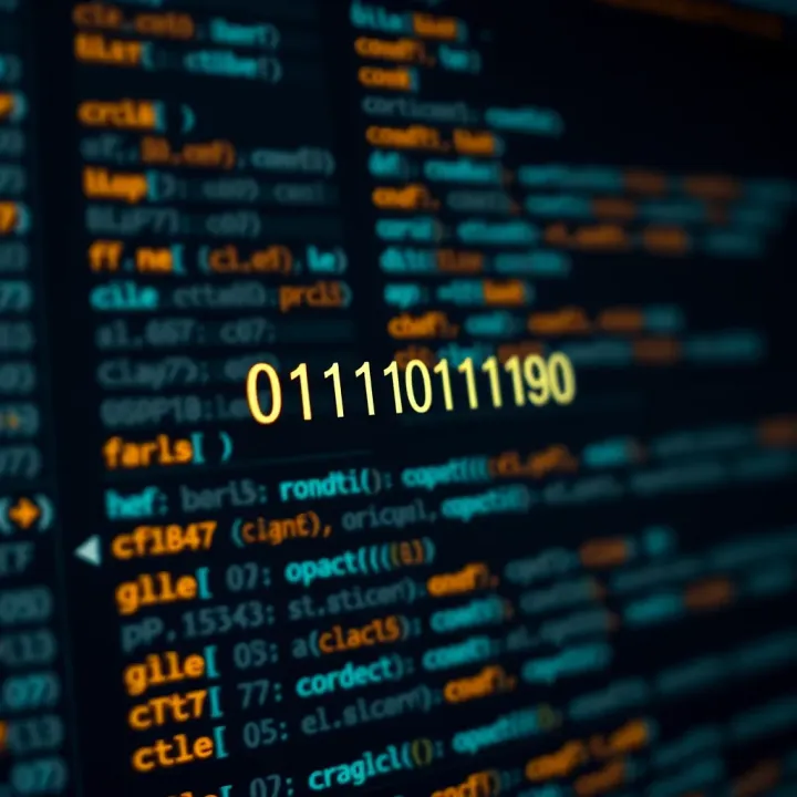 Binary Operator Linking Two Operands in Code Diagram showing a binary operator connecting two operands in a programming expression